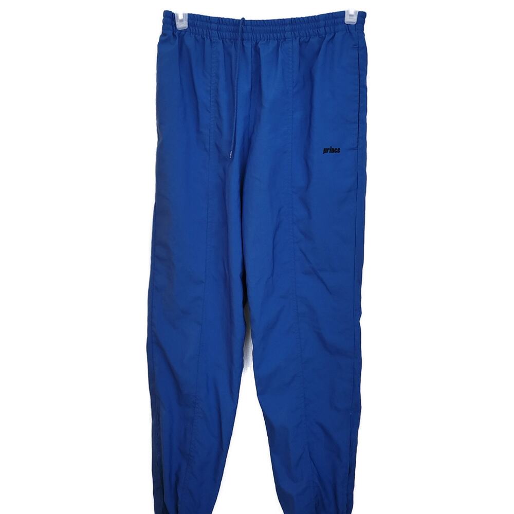 Prince Warm Up Pants Women S/P Black Lined Athletic Joggers Activewear Gym